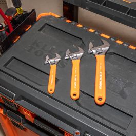 D5073 Klein Tools Extra-Capacity Adjustable Wrenches, 3-Piece
