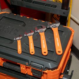 D5074 Klein Tools Extra-Capacity Adjustable Wrenches, 4-Piece