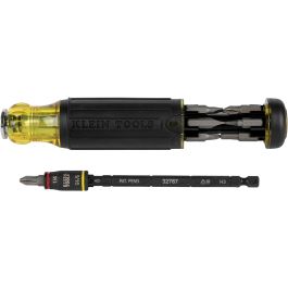 32304 Klein Tools 14-in-1 HVAC Adjustable-Length Impact Screwdriver with Flip Socket